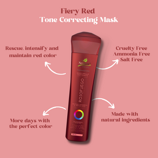 Fiery Red Tone Correcting Mask