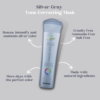 Silver Gray Tone Correcting Mask